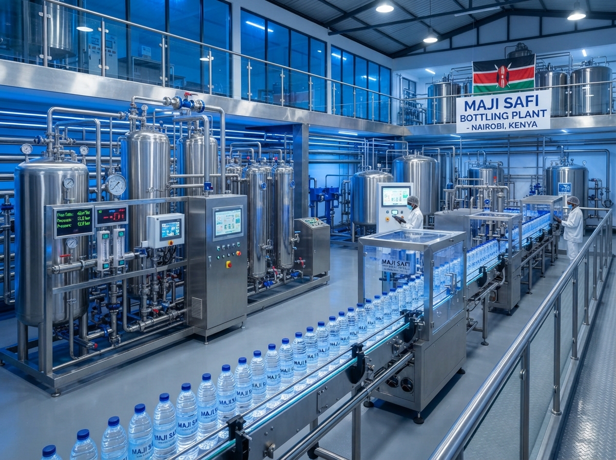 Purified water bottling and production facility